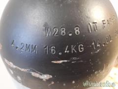 Bombola alta pressione 250/300 Bar da 6,4 Lt.