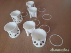 Cono baffle per silenziatore realizzato su misura