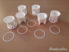 Cono baffle per silenziatore realizzato su misura