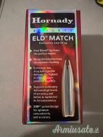 PALLE HORNADY ELD MATCH BULLET .223 75 GRANI