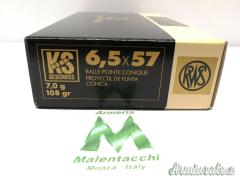 RWS KS Cal. 6,5X57 DA 108 grs