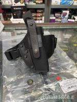 Fondina cosciale di marca Vega modello Pa260 nera X pistole larghe pistol