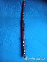 Katana da esposizione stile dragone rosso