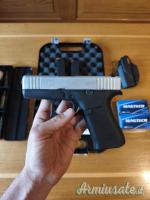 NUOVA Glock 43X Silver 9x21mm IMI + accessori