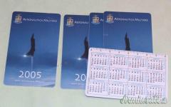 Lotto Calendari Tascabili Aeronautica Militare