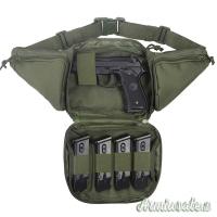 Marsupio nero ò verde con fondina Interna x Beretta 92 / 98 / APX / PX4 Glock 19 / 17 / 43 /
