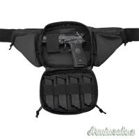 Marsupio nero ò verde con fondina Interna x Beretta 92 / 98 / APX / PX4 Glock 19 / 17 / 43 /