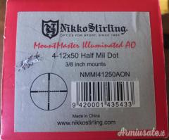 Nikko mountmaster 4-12x50 half mil dot