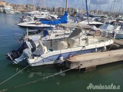 Vendo Barca  Mingolla Open 25 piedi con T Top inox motori Suzuki 250 hp piu 20 Hp Honda