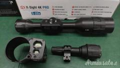 ATN X-SIGHT 4K PRO 5-20 USATO  CON TUTTO IL SUO CORREOD  con Laser Rangefinder 1000