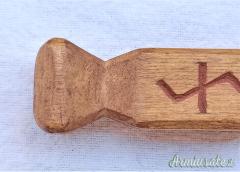 tagliacarte tedesco epoca nazista appartenuto a membro “SS-AHNENERBE” (GERMANIA WW2)