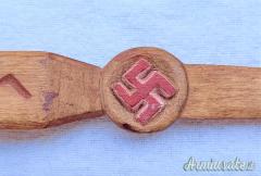 tagliacarte tedesco epoca nazista appartenuto a membro “SS-AHNENERBE” (GERMANIA WW2)