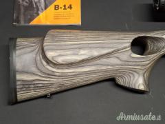 Bergara B14R Thumbhole Grey Steel // calciatura da mancino .22 Long Rifle
