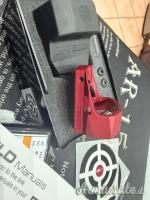 Mirino Reflex Mini SHIELD RMSx potenziato con lente in vetro XL
