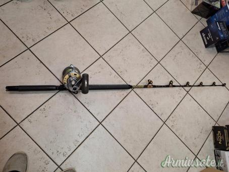 SHIMANO TIAGRA 30/50 CANNA TRAINA STANDARD E MULINELLO TYRNOS 50 lb