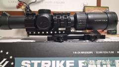 Vortex strike eagle 1 8x24 con cantilever sgancio rapido