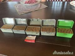 250 bossoli 223 REM sparati 1 volta + 5 contenitori linea militare