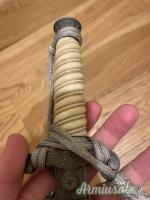 Daga Ufficiale Tedesco WW2 WEHRMACHT WKC COMPLETA ORIGINALE (CON DRAGONA E GANCI)