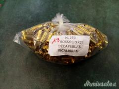 OFFERTA! 250 Bossoli 9x21mm IMI ricalibrati