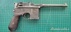Mauser Modell C96,  del 1930, calibro 7,63mm Mauser pistola semiautomatica.