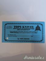 Tops Knives Fieldcraft B.O.B. - mai usato - lama: acciaio 1095 - manico: micarta