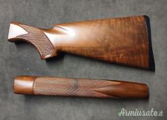 LEGNI DX PER BENELLI 121/123 PRIMA SERIE, CAL.12, PIEGA 50, ORIGINALI. SOLO TEL
