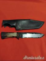 Coltello artigianale corno cervo