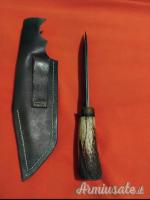 Coltello artigianale corno cervo