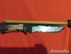 Coltello artigianale corno cervo
