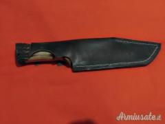Coltello artigianale corno cervo