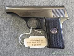 Pistola semiauto Walther Mod. 8 Cal. 6,35 Brow (Usato in buone condizioni)