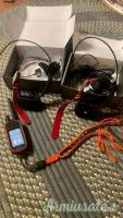 I collari portatili Garmin Alpha 100 e i due colletti di tracciamento Garmin TT15