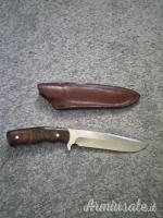Coltello da caccia rwl34 inox e radica desert ironwood