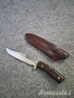 Coltello da caccia rwl34 inox e radica desert ironwood