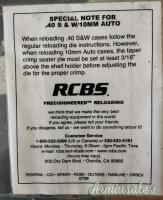 DIES CAL 40 S&W - RCBS