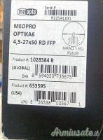 MEOPTA OPTIKA6 4,5-27X50 RD FFP ILLUMINATA - MRAD