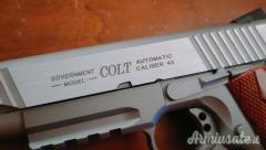 Pistola Softair Colt 1911 CO2 Rail Gun Stainless Cybergun Swiss Arms