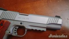Pistola Softair Colt 1911 CO2 Rail Gun Stainless Cybergun Swiss Arms