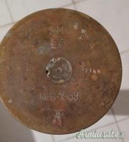 2 bossoli artiglieria h 89cm, d10,5cm in ottime condizioni