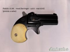 Pistola I.G.M. - mod. Derringer - cal.6 a salve