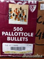 PALLE CALIBRO .45 FMJ  E  38/357 WAD CUTTER