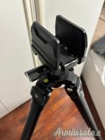 Treppiede TRIPOD con morsa per carabina
