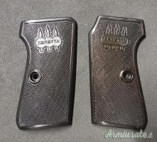 GUANCETTE ORIGINALI BERETTA  MOD. 34/35, ANNI 60/70 SENZA VITI. SOLO TEL.