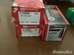 VENDO ottime palle caccia-tiro cal. 6,5mm/.264