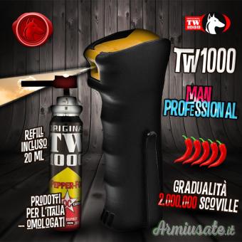 Spray al Peperoncino TW1000 Man Professional + 20 ml Refill
