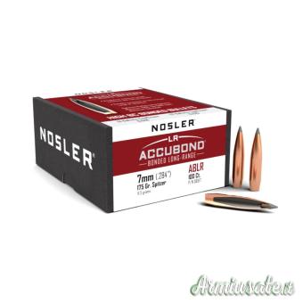 NOSLER Palle AccuBond LR Palla Long-Range 284" 175gr SP #58517 (100pz)