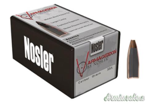 NOSLER Palle Varmageddon 224" 40gr FB Tipped Metallic-Black-Tip #17230 (100pz)