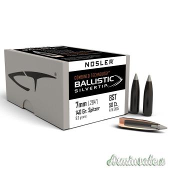 NOSLER Palle Ballistic Silver Tip 284" 140gr SP #51105 (50pz)