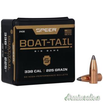 SPEER Palle Boat Tail 338" 225gr Spitzer BTSP #2406 (50pz)