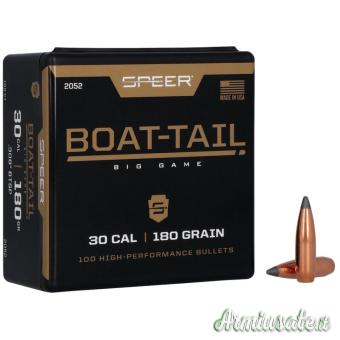 SPEER Palle Boat Tail 308" 180gr Spitzer BTSP #2052 (100pz)